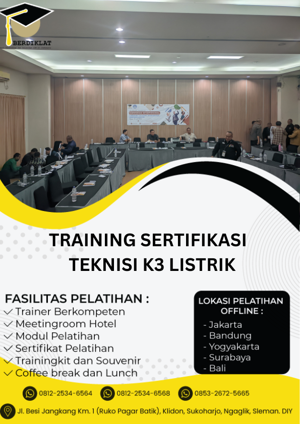 TRAINING SERTIFIKASI TEKNISI K3 LISTRIK
