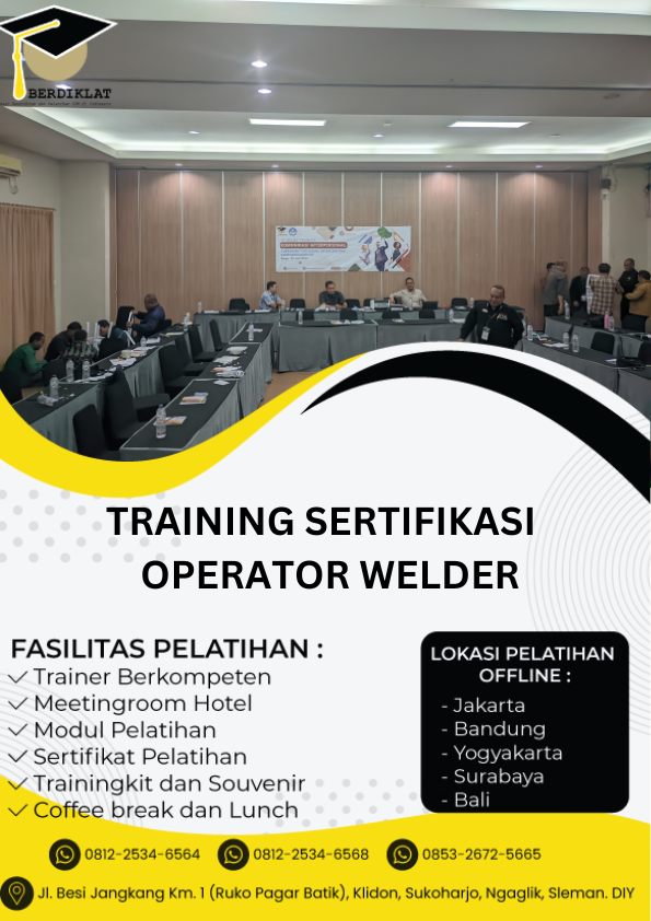 TRAINING SERTIFIKASI OPERATOR WELDER